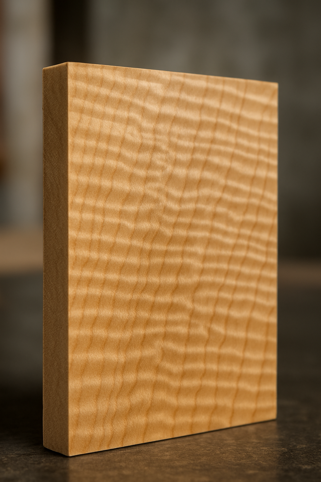 Photo of a Curly Maple Board