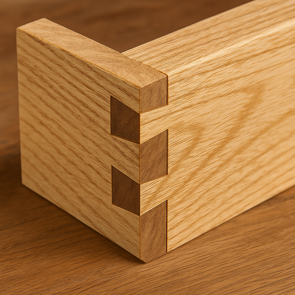 Example photo of a woodworking Dovetail Joint